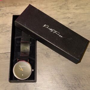 Elegant Black Watch by Pretty Facess